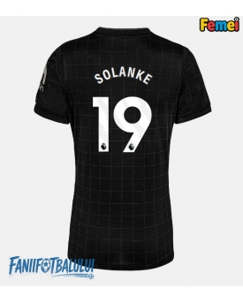Tottenham Hotspur Dominic Solanke #19 Tricou Fotbal Replică 2025-26 Femei Deplasare